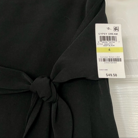 Bar III Black Tie Front Shorts Dressy NWT - Picture 5 of 6